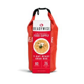 7 Day Emergency Dry Bag 60 Servings Breakfast and Entrée Grab and Go