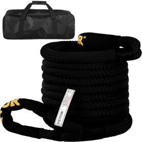 VEVOR 1-1/4" x 31.5' Kinetic Recovery & Tow Rope, 52,300 lbs, Heavy Duty Nylon Double Braided Kinetic Energy Rope, for Truck Off-Road Vehicle ATV UTV