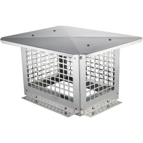 VEVOR Chimney Cap, 13 x 9 inch, 304 Stainless Steel Fireplace Chimney Cover, Not Easily Toppled & Practical Accessories & Easy Installation