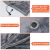 59 Plus 31in USB Heated Blanket Electric Heated Blanket Heated Poncho Shawl Wrap Throw with Zipper Washable for Home Office