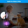 4 In 1 Bug Zapper Light Rechargeable Mosquito Zapper for Indoor Outdoor Waterproof Mosquito Killer Lamp with 3 Lighting Modes for Patio Yard Home