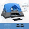 3 Person Outdoor Camping Tent with Removable Floor Mat for Camping Hiking Traveling