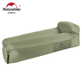 Naturehike Inflatable Sofa Inflatable Float Lounger Outdoor Air Sofa Swimming Pool Inflatable Bed Beach Inflatable Lounger (Color: Green - L)