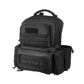 Tactical Gun Range Bag with Lockable Zipper for Outdoor Hunting (type: Storage Bag, Color: Black)