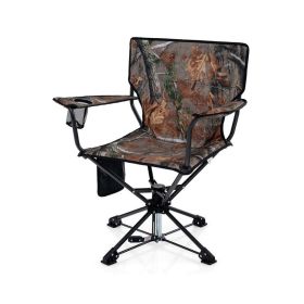 360° Swivel Portable Foldable Hunting Chair with Storage Pockets (type: Camping Chairs, Color: Camouflage)