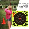 10/50pcs Gun Shooting Target Target Sticker Self-adhesive Bow And Arrow Dart Aiming Sticker; Camping Hutting Travel Accessories